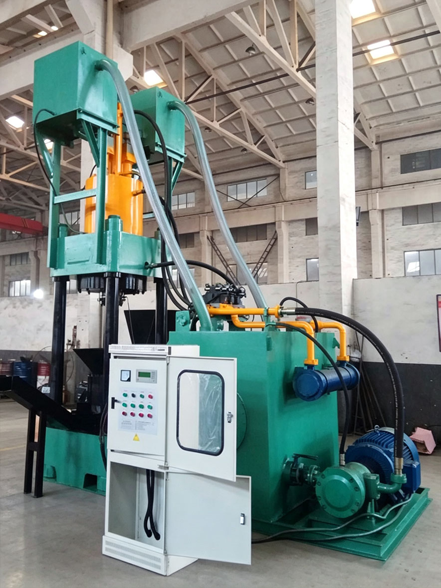 Vertical metal shaving briquetting press machine Vertical metal shaving briquetting press machine